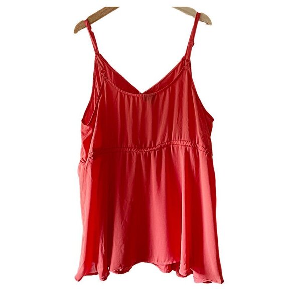 Torrid Orange Summer Blouse with Ruffles‎ NWT Size 3X - Picture 2 of 6